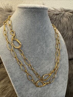 Alexis Bittar Gold Link  Necklace - Women Jewelry